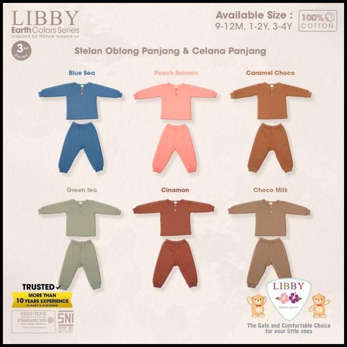 Libby Fave Bộ Đồ Dài Oblong 9 Tháng - 4 Tuổi (1 Lít / Gói)
