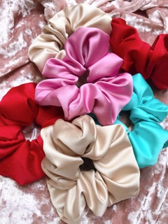 Sỉ lẻ cột tóc scrunchie lụa