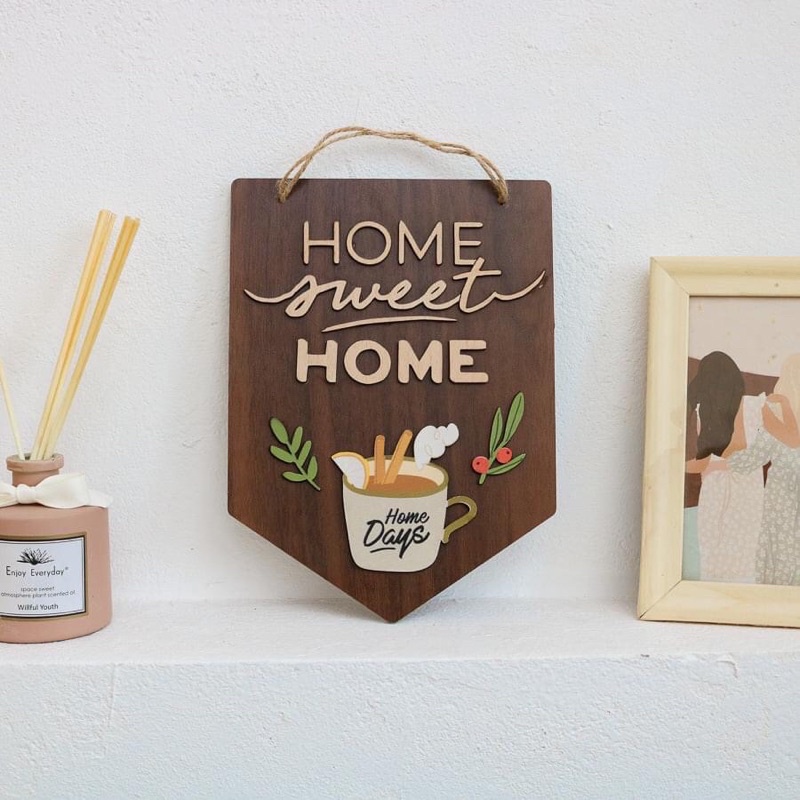 Bảng gỗ decor trang trí gia đình nhà cửa dễ thương ý nghĩa và làm quà tặng