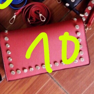 Combo 10sp túi đính đá đỏ