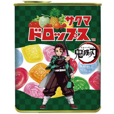 Kẹo trái cây hộp thiếc DEMON SLAYER - KIMETSU NO YAIBA Thanh gươm diệt quỉ