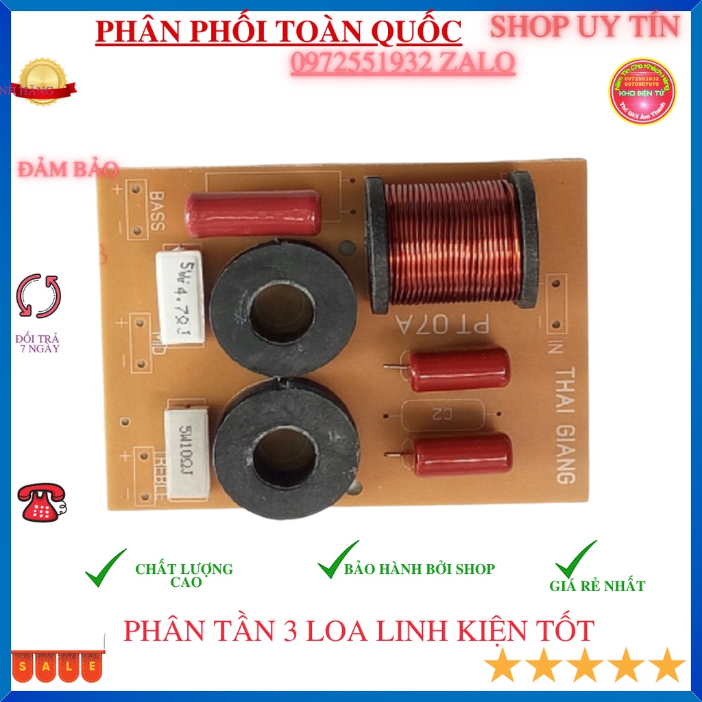 Mach phân tần 3 loa mạch xịn AD - GIÁ 2 MẠCH- ĐIỆN TÍN