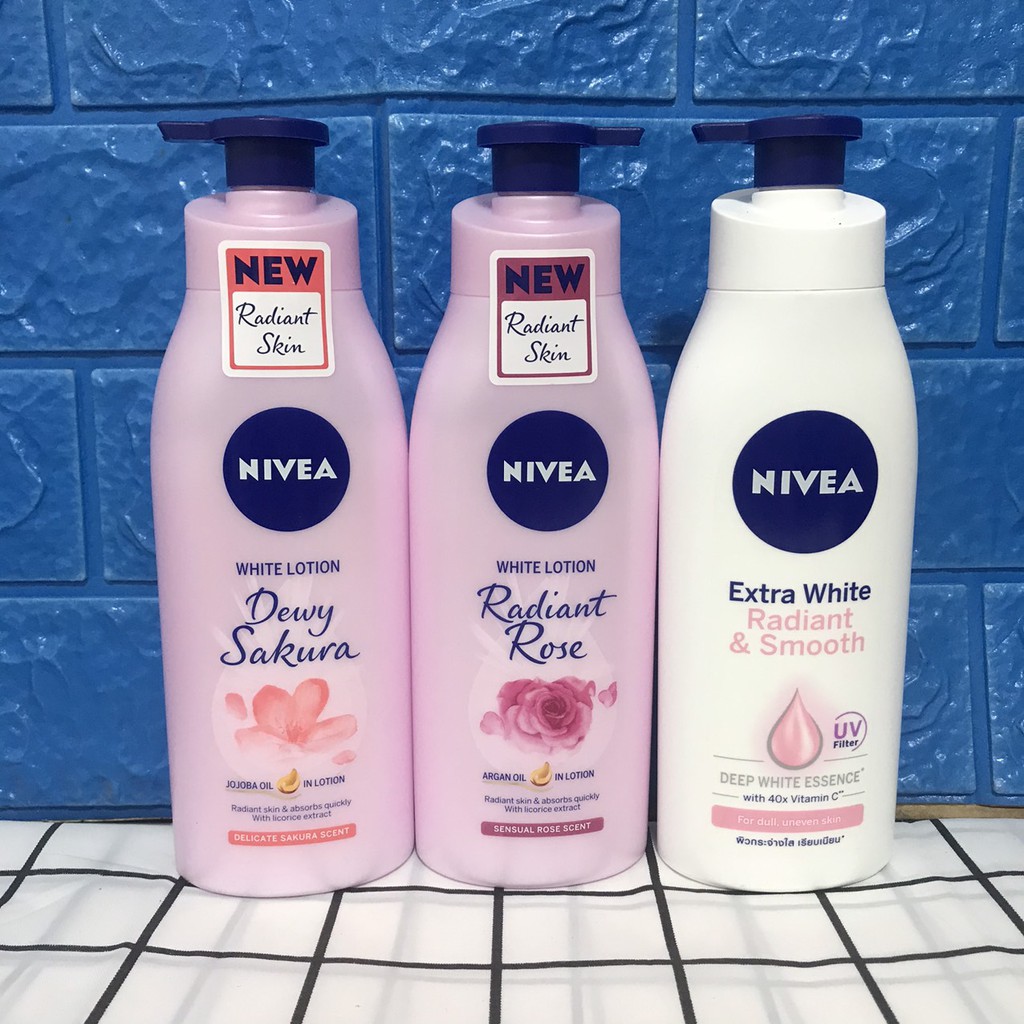 Sữa Dưỡng Thể Nivea Phục Hồi Dưỡng Trắng Da Chính Hãng Công Ty (350ml~400ml)