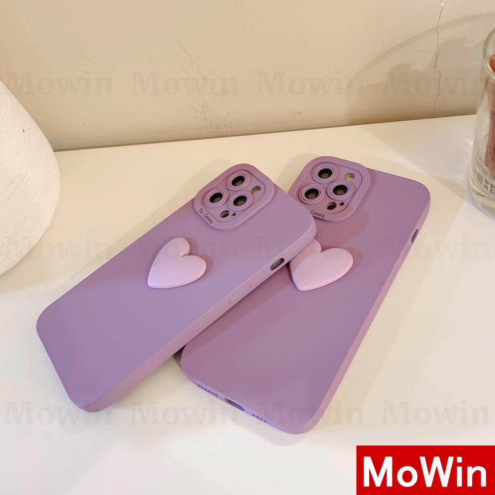 Ốp điện thoại silicon mềm trái tim tím cho iPhone 13 Pro Max 12 Pro Max 11 Pro Max 7 Plus XR XS MAX Pro 7 Max 13 11 12 | BigBuy360 - bigbuy360.vn