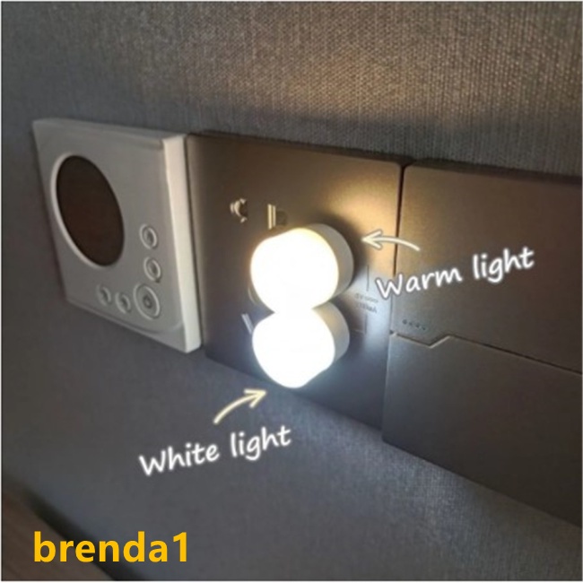 Đèn LED hình quyển sách tròn nhỏ cổng sạc USB 5v bảo vệ mắt.