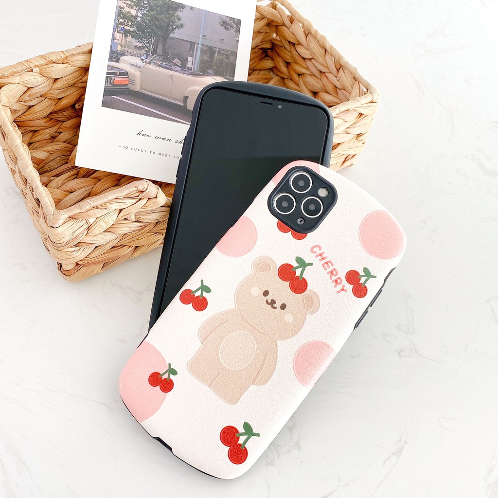 Ốp lưng iphone Fruit Bear IMD viền cong dày dặn 6/6plus/6s/6splus/7/7plus/8/8plus/x/xr/xs/11/12/13/pro/max/plus/promax | BigBuy360 - bigbuy360.vn