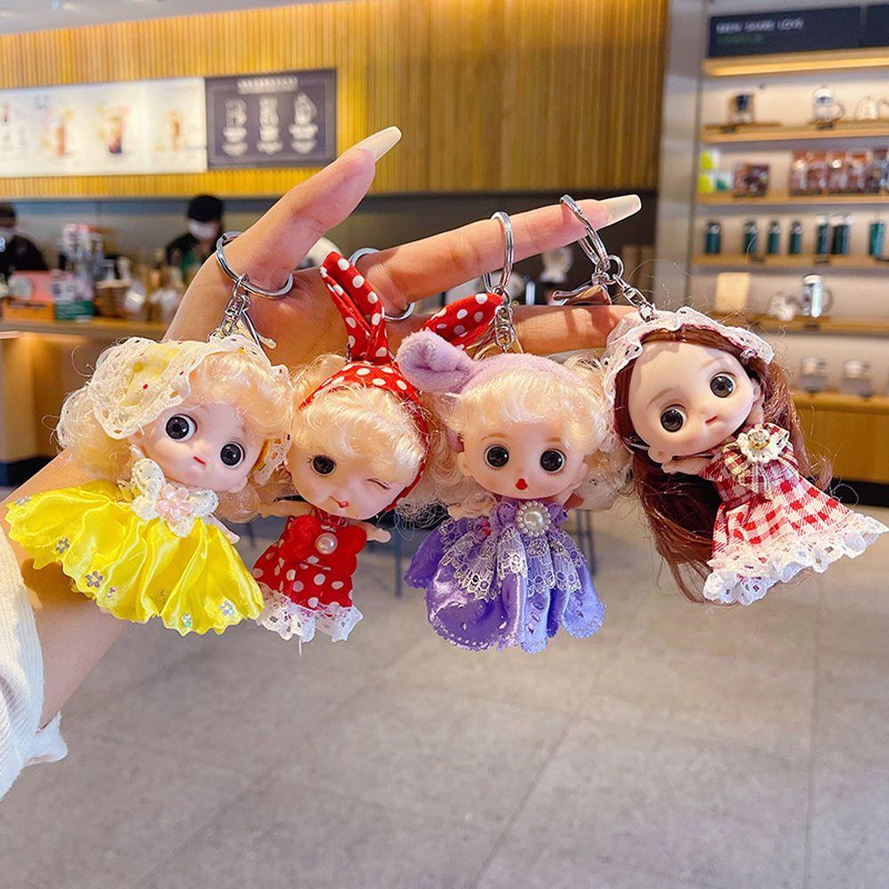 Móc Chìa Khóa Hình Búp Bê Ren Nhỏ Dễ Thương Dùng Làm Quà Tặng Sinh Nhật Cho Bạn Gái