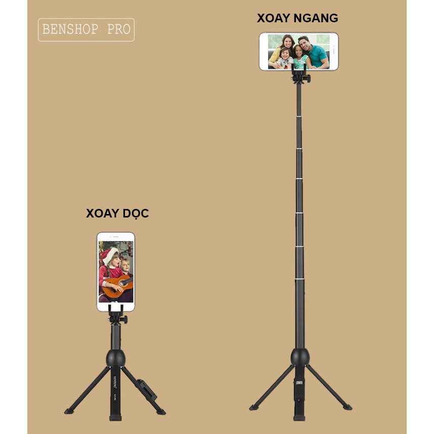 Chân đế kiêm gậy chụp hình bluetooth Yunteng VCT-992 | BigBuy360 - bigbuy360.vn