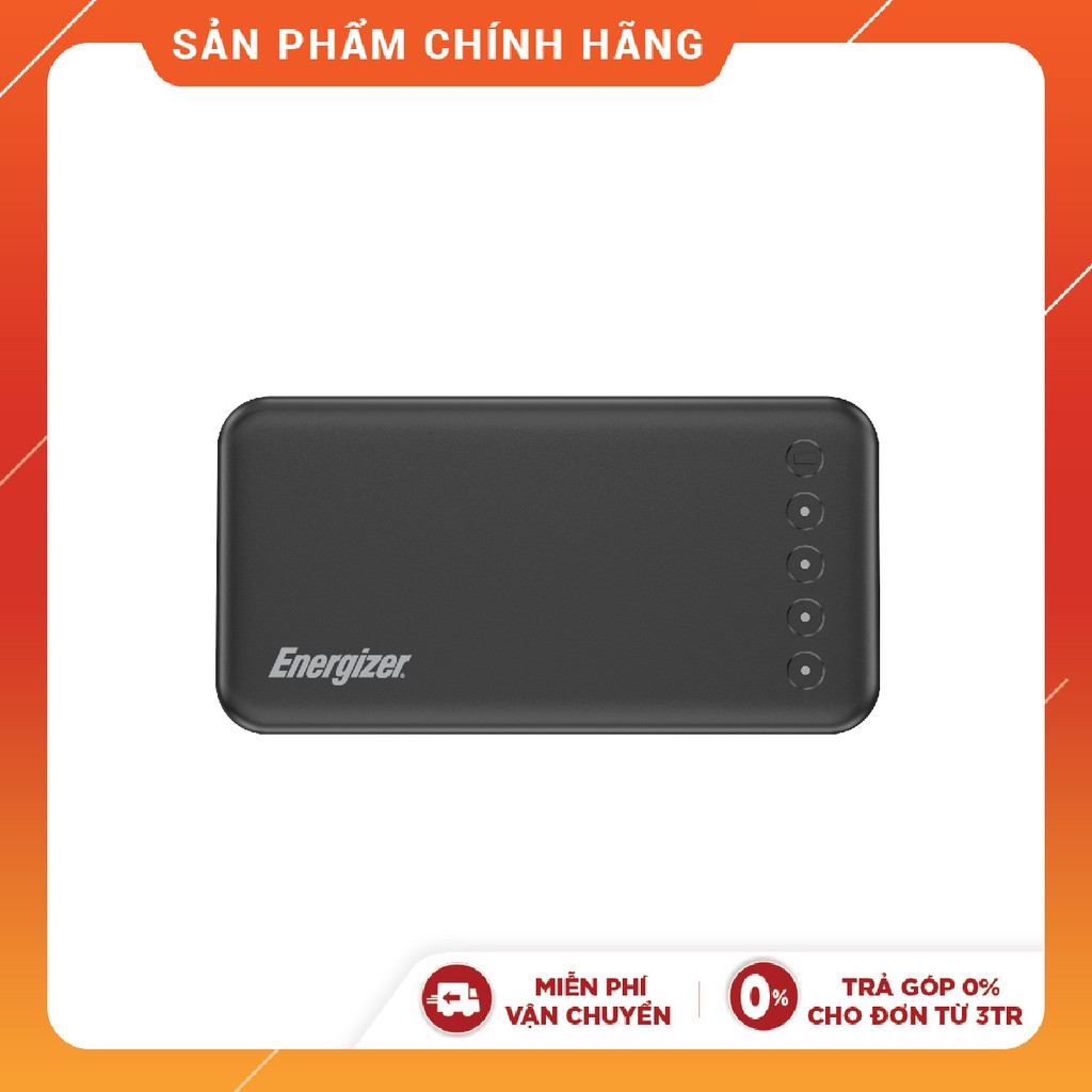 [Mã ELMALL8 giảm 8% đơn 500K] Pin Sạc Dự Phòng Energizer Chiến Binh 10.000mAh Lõi Lithium Polymer - UE10022 | BigBuy360 - bigbuy360.vn