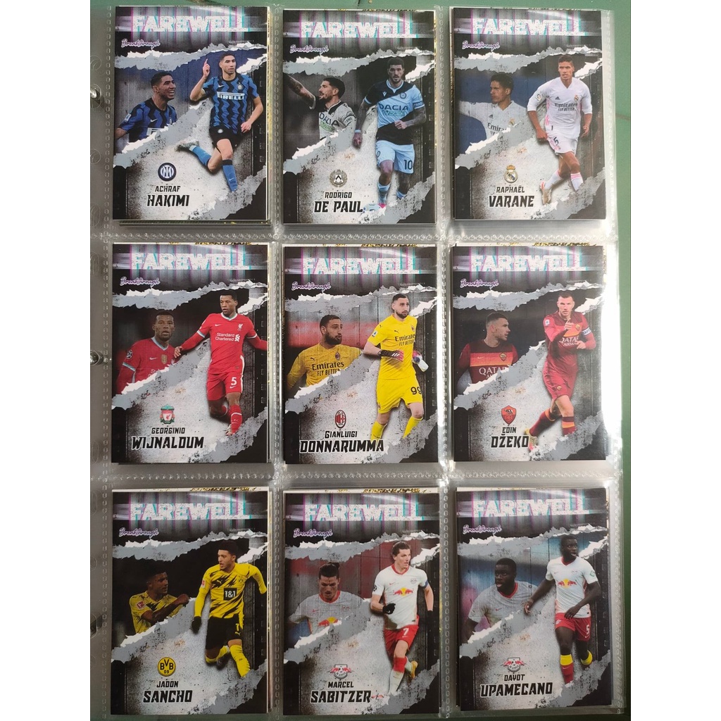 Thẻ SKY BRTH FAREWELL | Romelu Lukaku Giroud Manuel Locatelli Rui Patricio Tammy Abraham De Paul Sabitzer Depay Varane