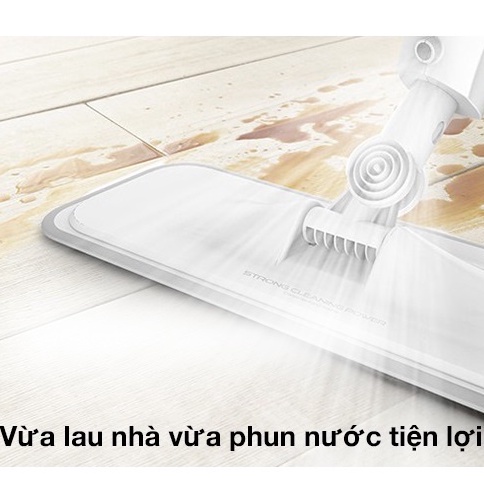 Cây lau nhà Xiaomi Deerma thông minh xoay 360 độ 2 trong 1 (Xịt nước &amp; Lau) TB500 - HAPOS