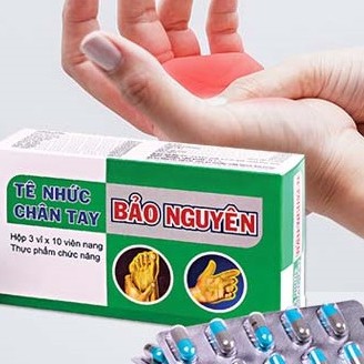Tê Nhức Chân Tay Bảo Nguyên - Hỗ trợ tăng cường lưu thông khí huyết, trừ phong thấp, giảm tê nhức chân tay