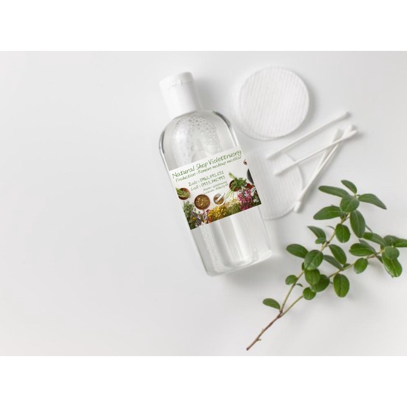 1 Lít Nước tẩy trang cây phỉ làm sạch sâu thiên nhiên handmade Cleansing water - micellar water