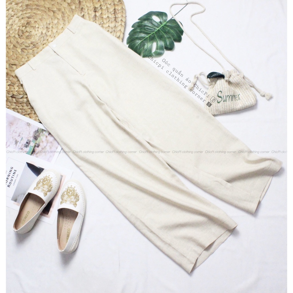 QUẦN LINEN ỐNG SUÔNG SIÊU TRENDY