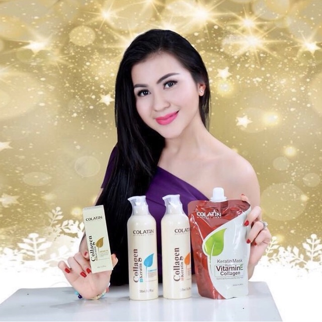 [+Tặng mũ trùm] TINH DẦU COLATIN ARGAN OIL DƯƠNG BÓNG TÓC 40ML - Chính hãng