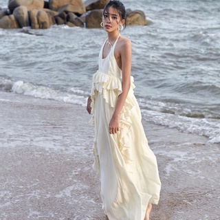 Đầm dài cổ yếm ononmade aurora midi dress