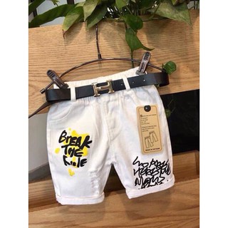 quần ngố kaki co dãn cho bé trai