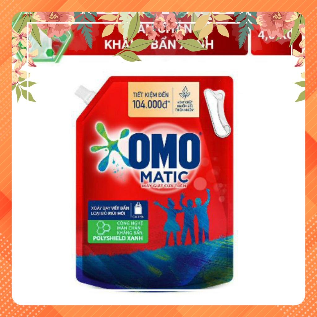 Nước giặt OMO Matic cửa trên Túi 3.9 kg(Đỏ)