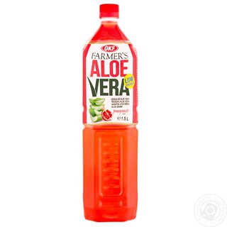 Nước ngọt vị lựu OKF Farmer's aloe vera 1.5L
