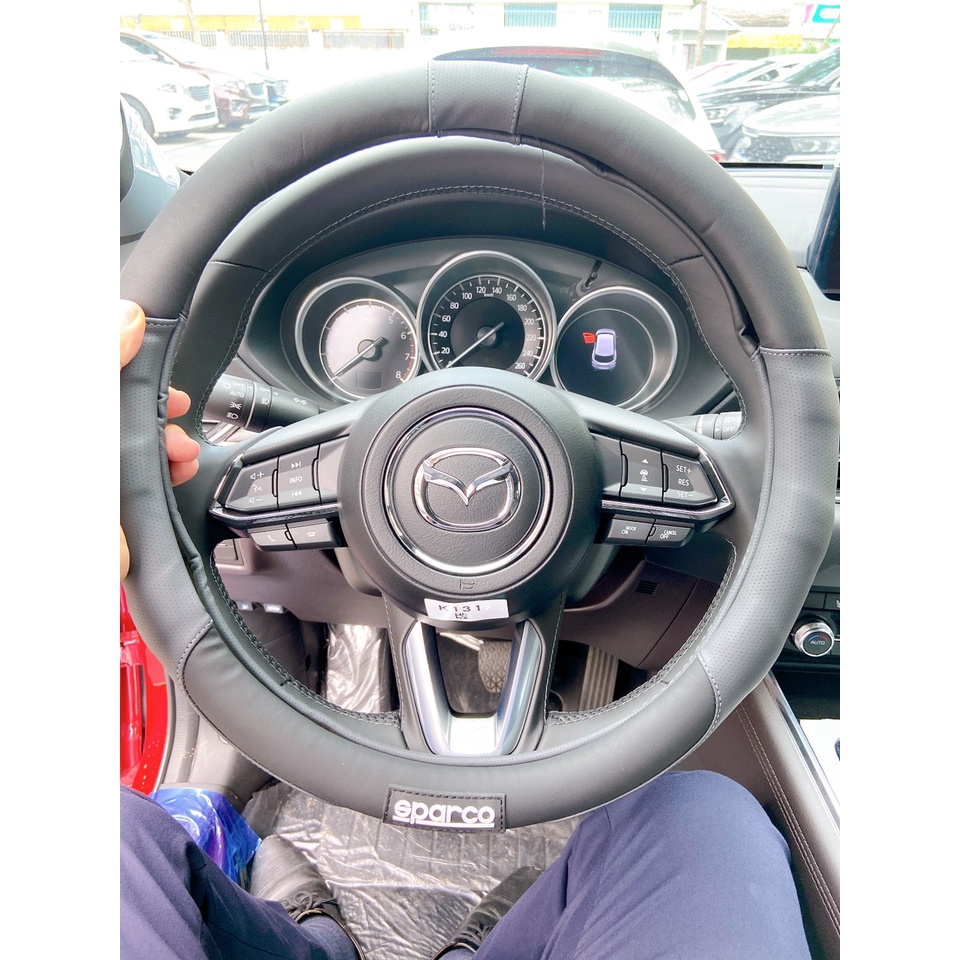 Bọc vô lăng Sparco i10, Accent, Elantra, Santafe, Tucson, Kona, bọc vô lăng xe ô tô