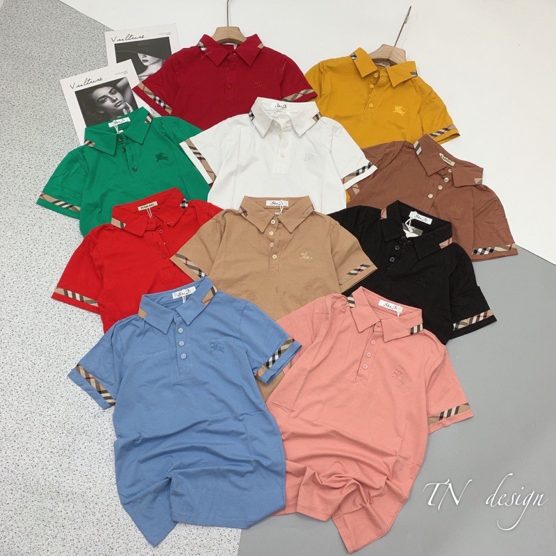 áo phông bbr viền kẻ