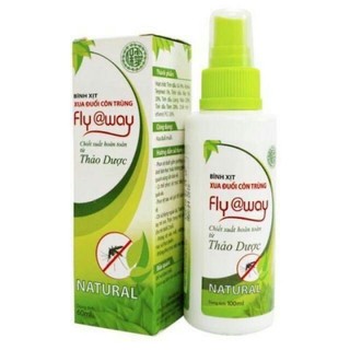 Lộ xịt xua muỗi thảo dược Fly@way 60ml