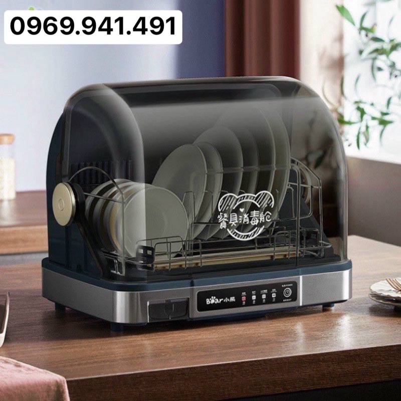 Máy sấy bát Bear, diệt khuấn UV-Dung tích  50L bảo hành 12 tháng