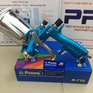 Súng phun sơn PRONA R715-G13 chuyên phun sơn PU gỗ, phun sơn xe máy mịn đẹp độ bền cao