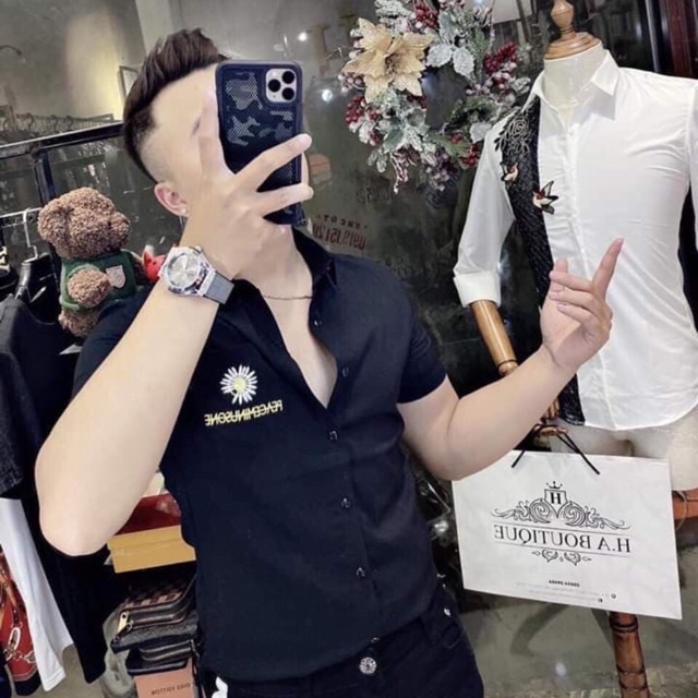 Áo somi nam chất đũi