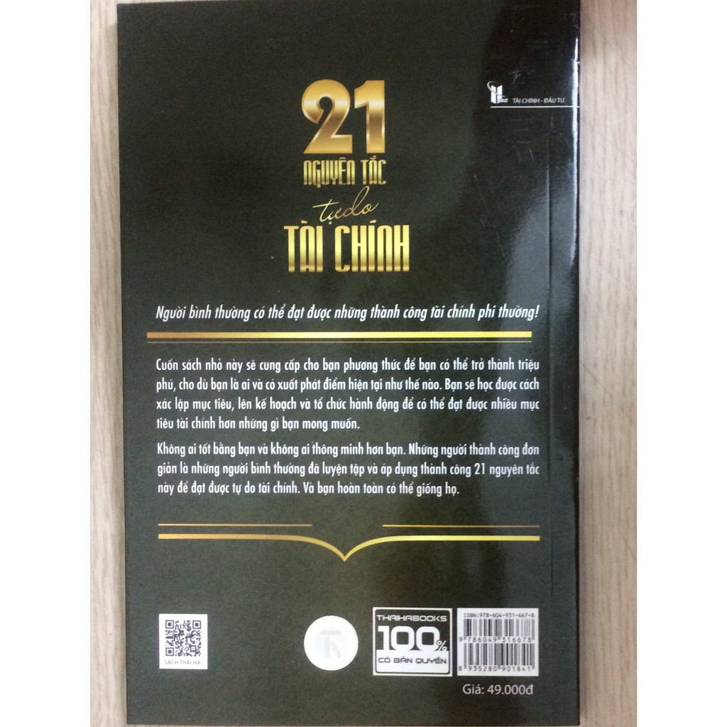 [ Sách ] 21 Nguyên Tắc Tự Do Tài Chính ( Tái Bản ) | BigBuy360 - bigbuy360.vn