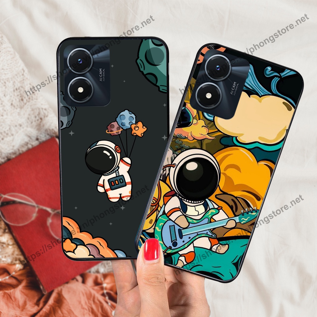 Ốp lưng Vivo Y01 - Vivo Y02S vũ trụ phi hành gia cực hot siêu cute-rẻ-bền