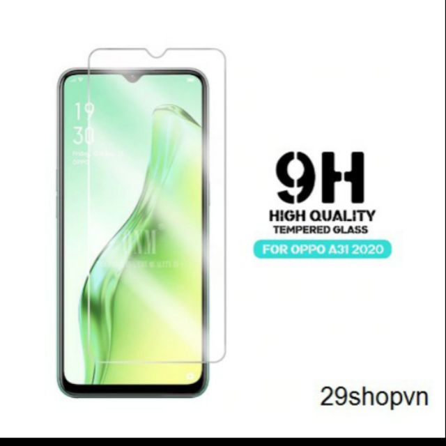 Bộ 3 Kính cường lực loại trong Oppo A31 2020