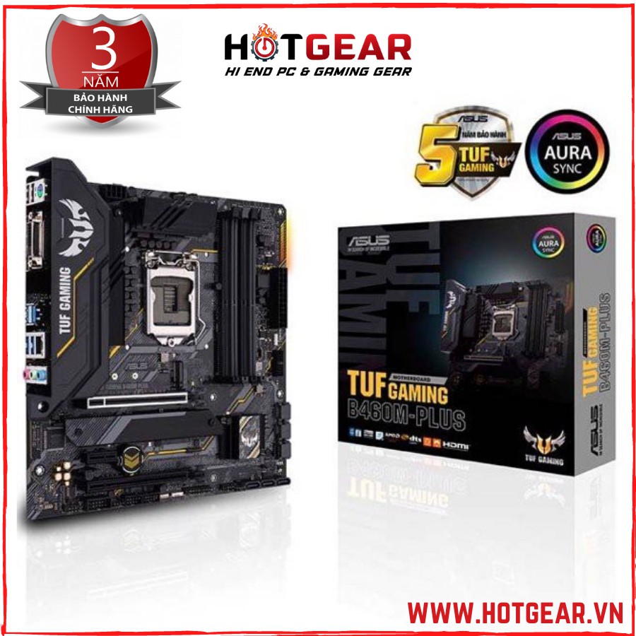 Bo mạch chủ ASUS TUF GAMING B460M PLUS (WI-FI) mới chính hãng bảo hành 36T