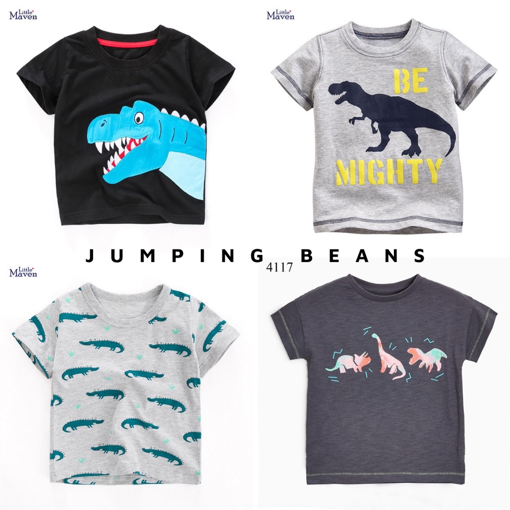 Áo Hè Cotton Cho Bé Trai 2-7 Tuổi Mẫu Mới 2022 Mã 3 - Jumping Beans Official Store