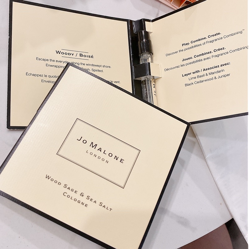 Vial nước hoa Jo Malone Wood Sage & Sea Salt