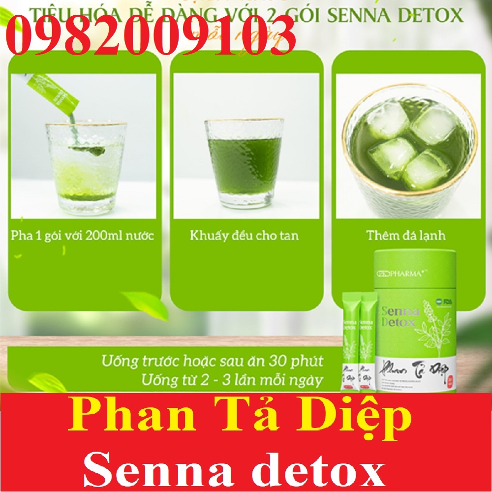 [CAM KẾT CHÍNH HÃNG] Phan tả diệp senna detox dr lacir 30gói drlacir
