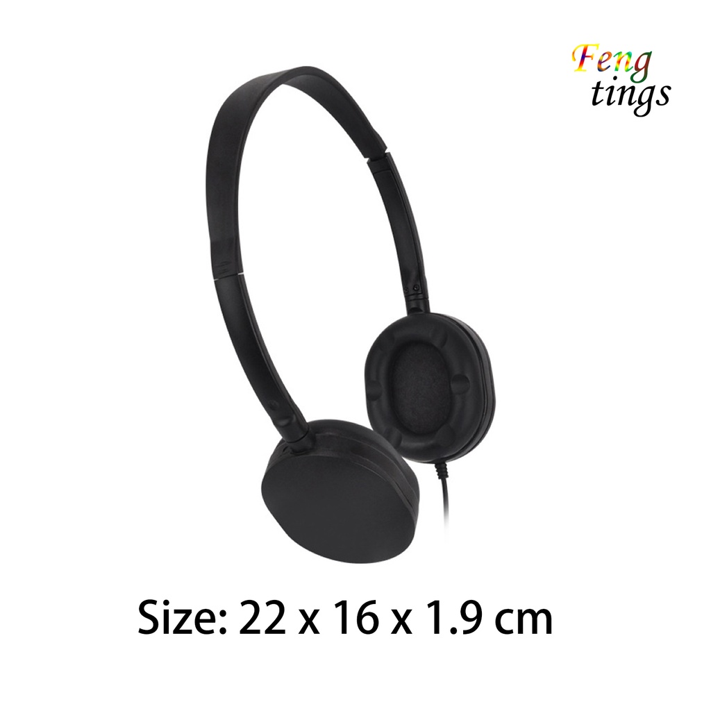 Tai Nghe Chụp Tai Giắc Cắm 3.5mm Có Thể Điều Chỉnh Kích Thước Tiện Lợi
