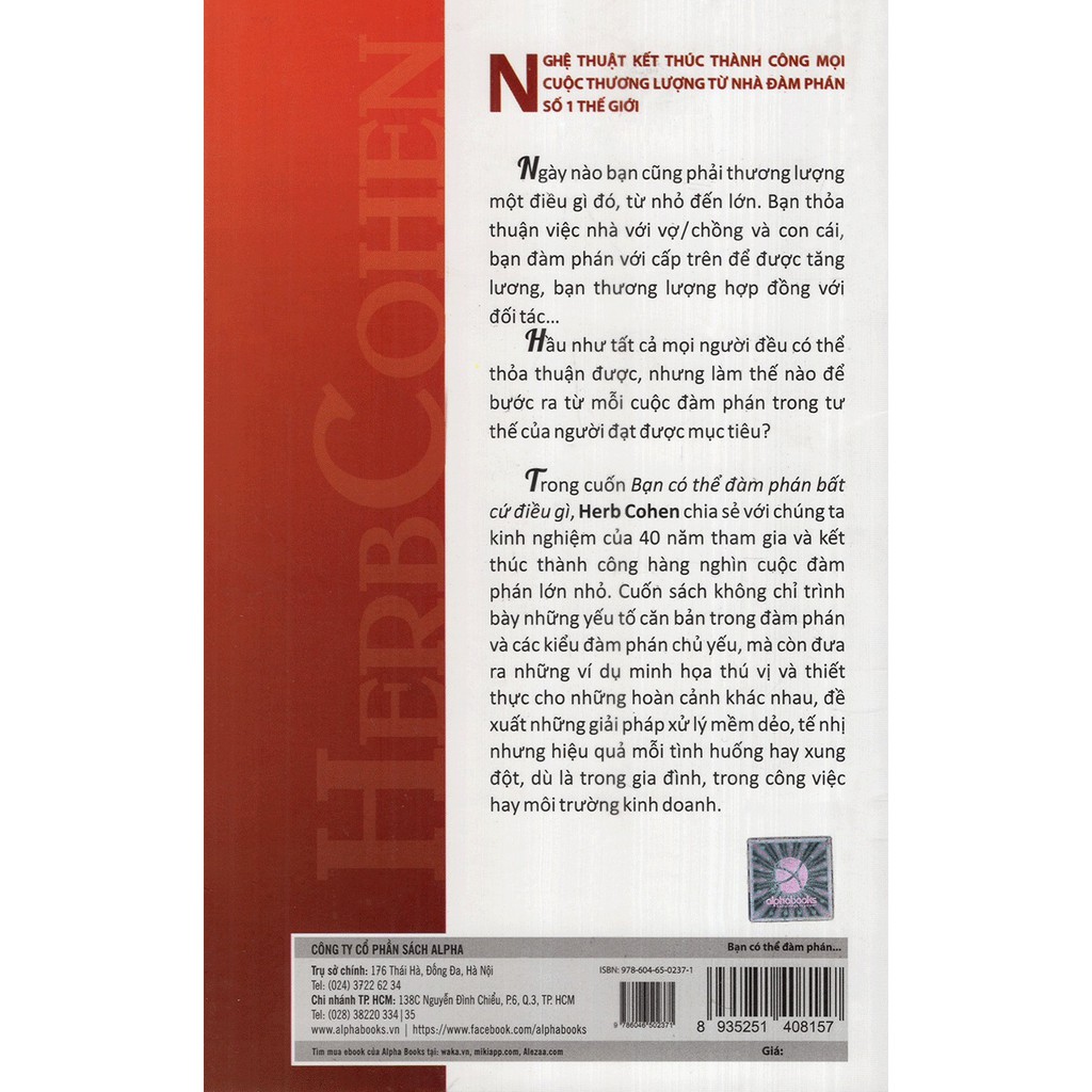 [ Sách ] Bạn Có Thể Đàm Phán Bất Cứ Điều Gì ( Tái Bản 2019 ) | BigBuy360 - bigbuy360.vn
