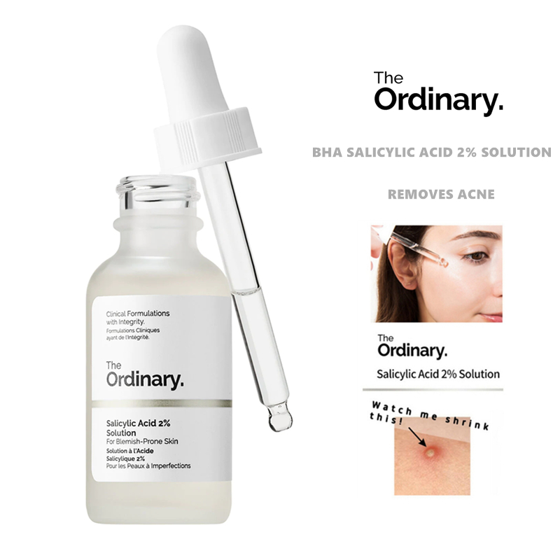 The Ordinary Store CP tẩy tế bào chết  Mandelic Acid 10% HA (AHA) Salicylic Acid 2% Solution (BHA) - 30ml*2