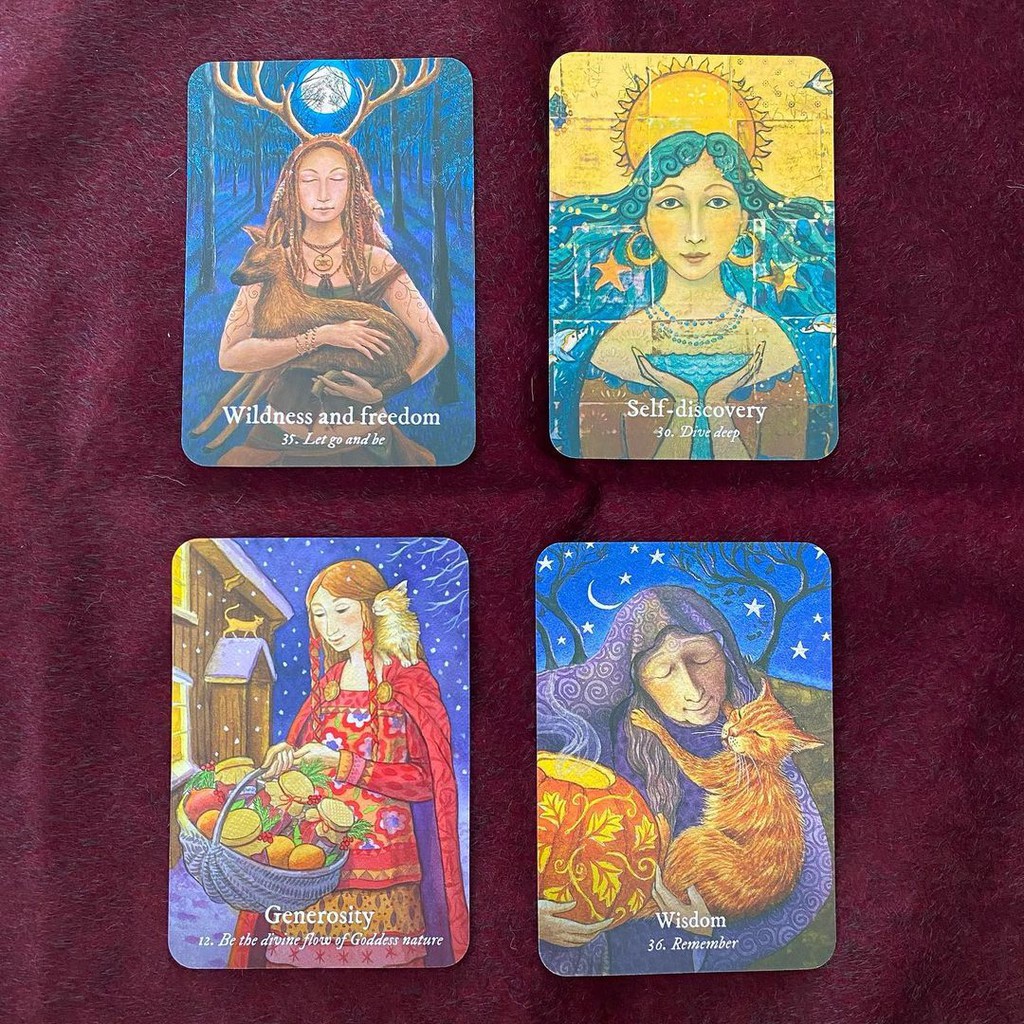 Bộ Bài Goddess Love Oracle  - Bài Gốc Authentic Chính Hãng 100%