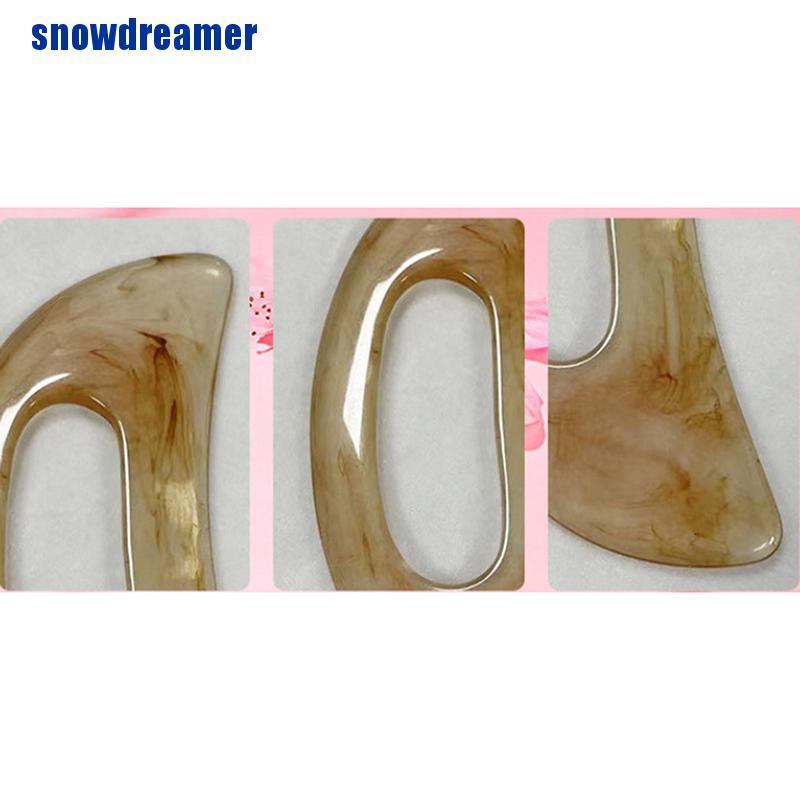 [Hàng mới về] Dụng cụ mát xa guasha chất liệu gỗ dẻ dai