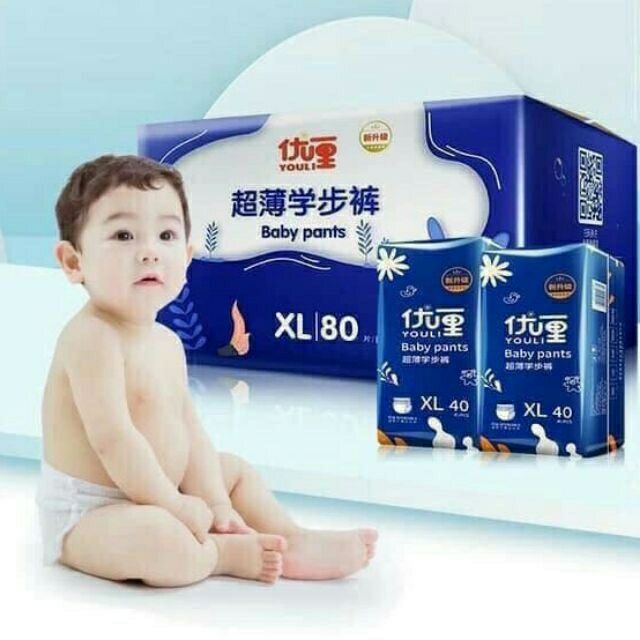 BỈM YOULI XANH QUẦN - DÁN S56/M46/L42/XL40/XXL36/XXXL34
