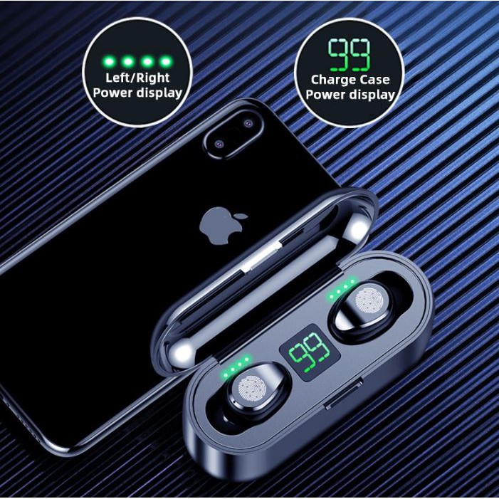 Tai nghe Bluetooth không dây F9 Amoi TWS cảm ứng Đối với Android iOS iPhone | BigBuy360 - bigbuy360.vn