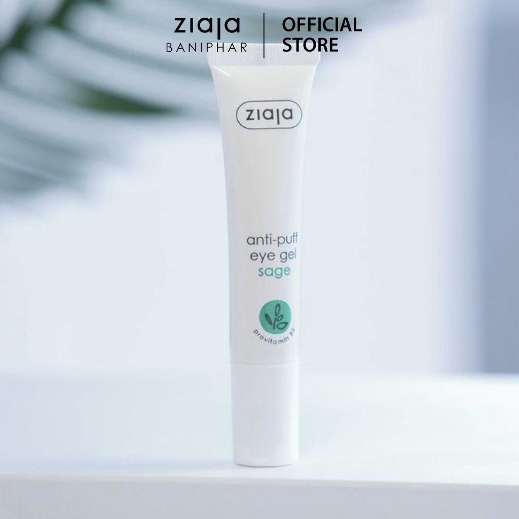 Gel Tiêu Bọng Mắt Anti - Puff Eye ZIAJA BANIPHAR Giúp Làm Tan Bọng Mắt, Giảm Tình Trạng Sụp Mí, Gia Tăng Đàn Hồi Da 15ml