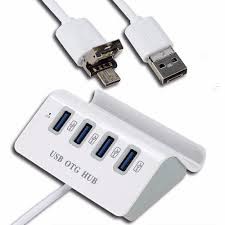 HUB chia USB / Micro USB ra 4 cổng USB 2.0 Kiêm USB OTG