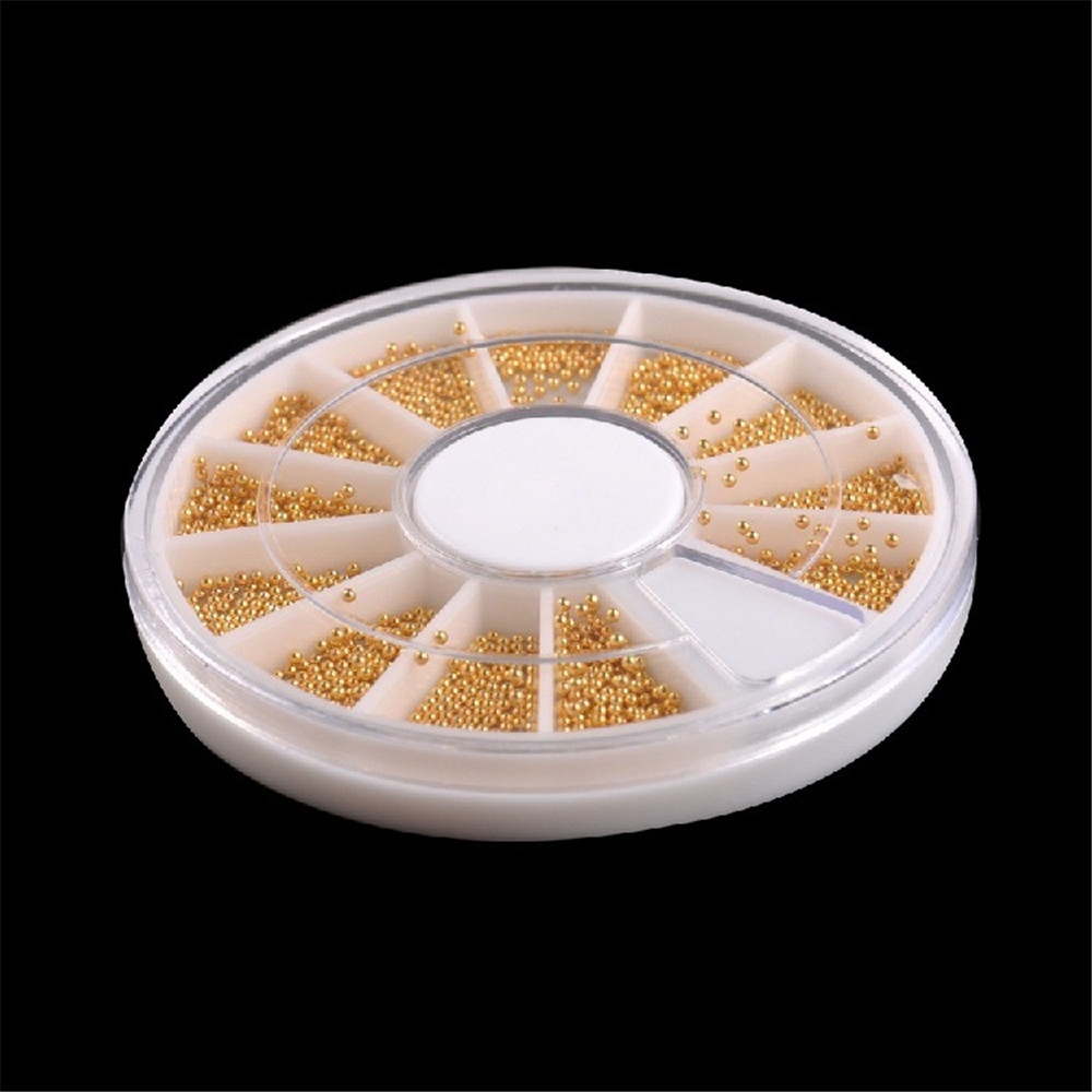 Bộ hạt làm bằng kim loại 3D để đính trang trí móng tay nghệ thuật