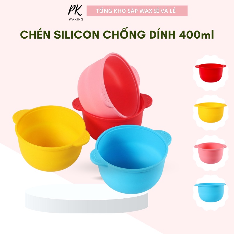 Chén nấu sáp chống dính silicon