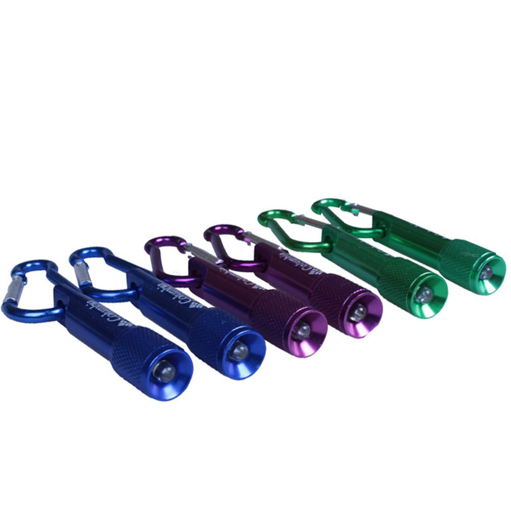 Đèn pin LED mini kèm móc khóa tùy chọn màu sắc tiện dụng mang theo dã ngoại