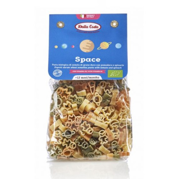 Nui Rau Củ Hữu Cơ Cho Bé Hình Space 200g Dalla Costa