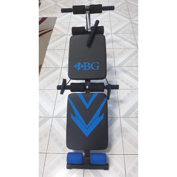 professionall.gym19 - Ghế tập bụng cong có chốt gập màu 118 (Blue/Red) 2023